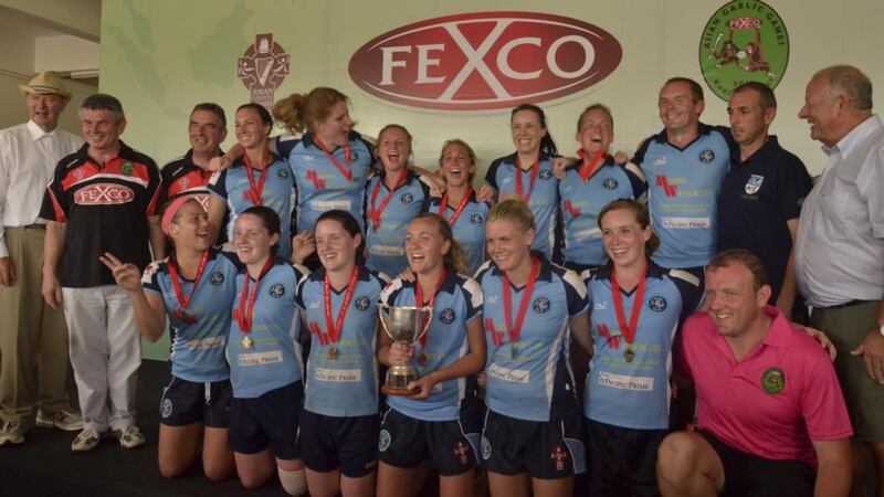 Champions: Shanghai GAA women’s team at last year’s Asian Gaelic Games