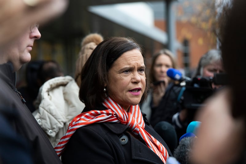 Sinn Féin leader Mary Lou McDonald. The party was thrown into crisis in September. Photograph: Sam Boal/Collins Photos 


