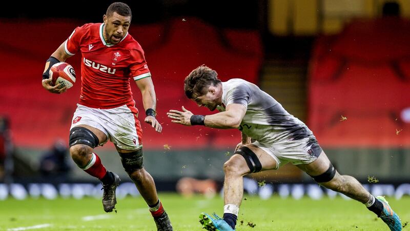 Taulupe Faletau was named man of the match against England. Photograph: Laszlo Geczo/Inpho