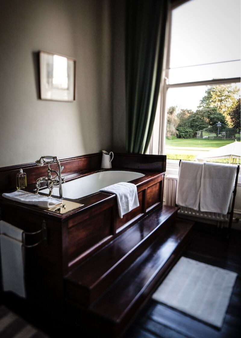 A bathroom at Ballyvolane House.