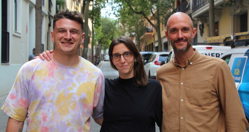 Lachlan Binns, Jascha Boyce and Darcy Grant are three of the minds behind The Pulse, a circus dance show coming to Galway International Arts Festival this month. Photograph: Conor Capplis