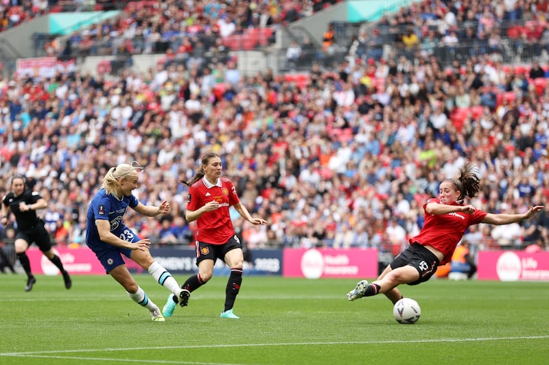 Pernille Harder is a two-time recipient of Uefa’s Women’s Player of the Year award. Photograph: Ryan Pierse/Getty Images