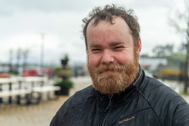 Conor Cooper from Bantry is happy to open his door to anyone who knocks in the run-up to the election. Photograph: Andy Gibson