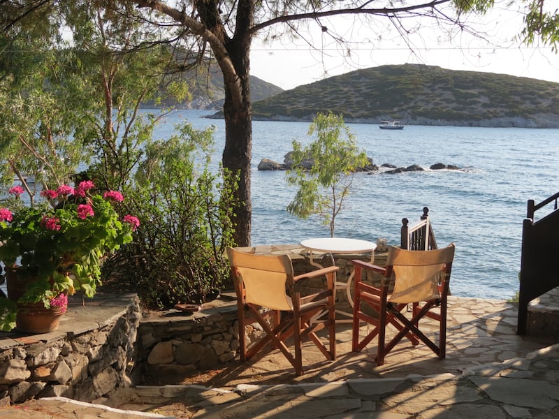 Terrace at Atsitsa Bay, Skyros