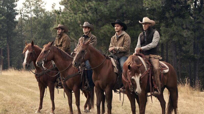 Kevin Costner (right) in Yellowstone