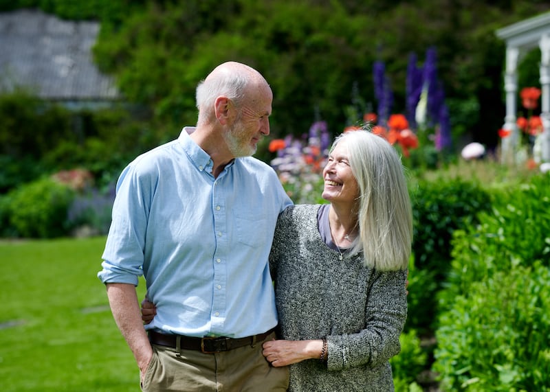 Home place: Niall Williams with his wife, the artist Christine Breen. Photograph: John Kelly