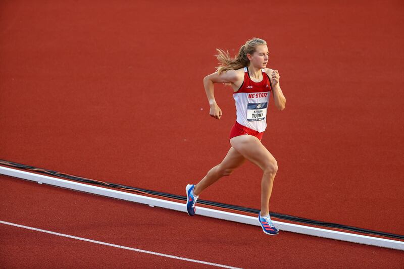 Katelyn Tuohy competing in the women's 1,500m event during the NCAA Championship in Austin, Texas. Photograph: Jamie Schwaberow/NCAA Photos/Getty Images