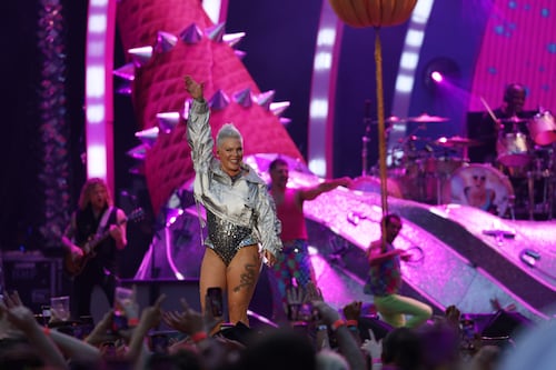 Pink in Dublin: Pop superstar wastes no time in getting the party started in spectacular fashion