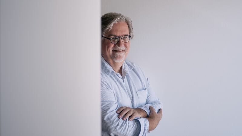 Matt Groening, creator of The Simpsons, at his production office in Santa Monica, California. Photograph: David Banks/The New York Times