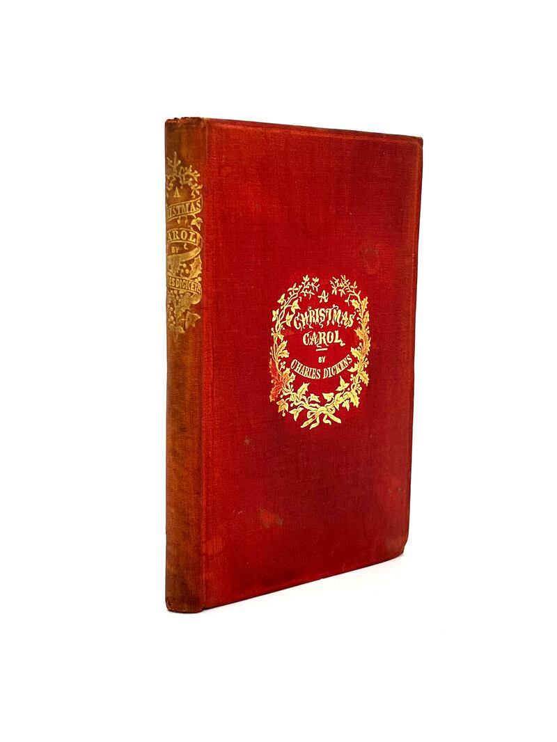 A Christmas Carol, In Prose, Being a Ghost Story of Christmas, Charles Dickens, (€750), De Burca Rare Books