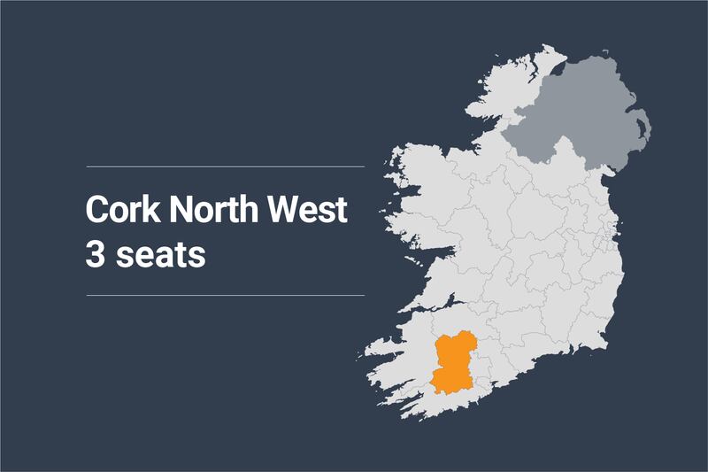 Cork North West Constituency map