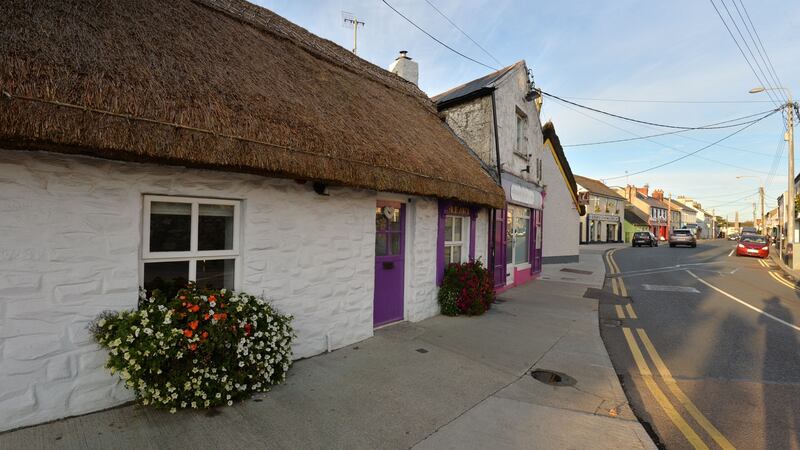 A  thatched cottage in Skerries, Co Dublin, which was named Ireland’s Tidiest Town for 2016. Photograph: Alan Betson/The Irish Times