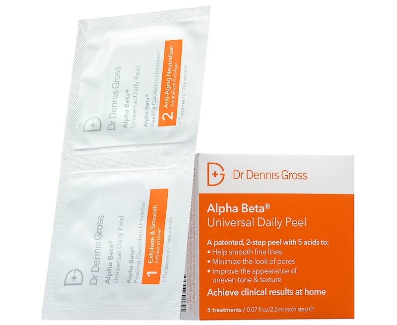 Dr Dennis Gross Alpha Beta Universal Daily Peel (€25 for a pack of five from Space NK)