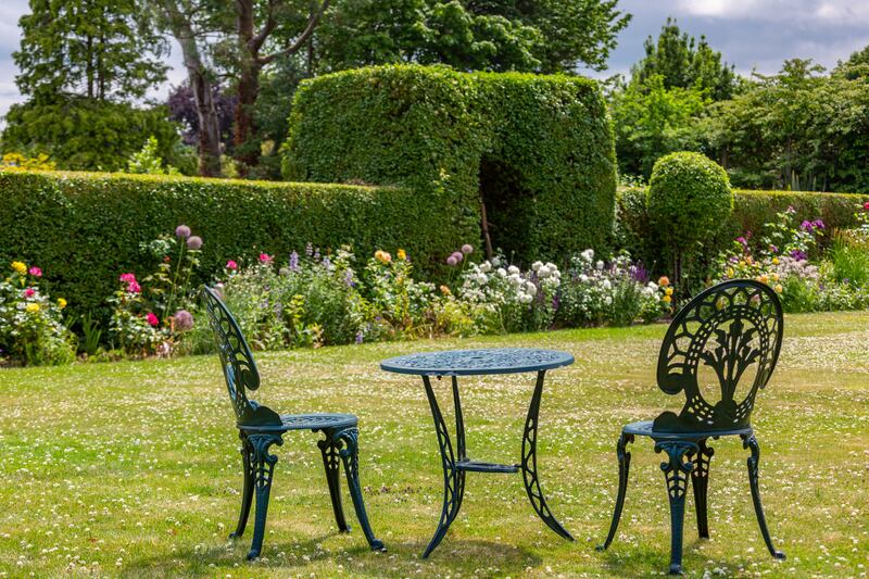 Almost a bucolic setting. 'I can sit out here with a drink in the evening and feel I could be in west Cork,' the owner says.