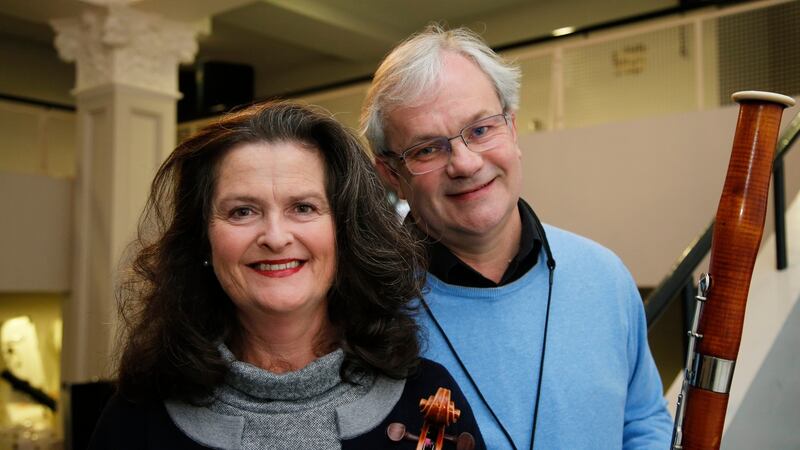 RTÉ Concert Orchestra: Elizabeth and John Leonard, violinist and bassoonist. Photograph: Nick Bradshaw