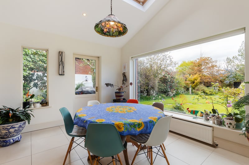 A breakfast area lies to the rear overlooking the back garden