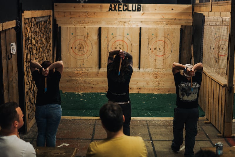 Axe Club: 'The way it de-stresses you is through the focus of repetitive motion,' says Matt Levell