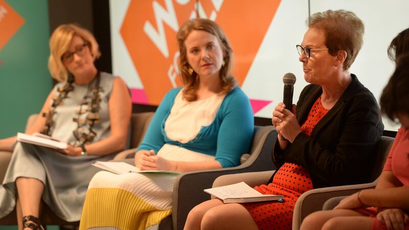 Dublin Rape Crisis Centre chief executive Noeline Blackwell speaking at the Twitter office in Dublin. Groping is  just ‘part of that whole spectrum of violence’.  File photograph: Dara Mac Dónaill