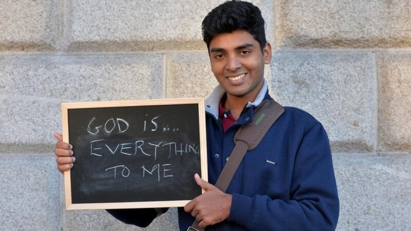 Azarudeen Nazeer: believes “blindly in God”. Photograph: Alan Betson