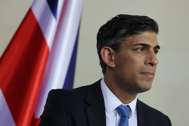 British prime minister Rishi Sunak: 'If people come to our country illegally, but know that they won’t be able to stay, they’re much less likely to come.' Photograph: Sean Gallup/Getty Images