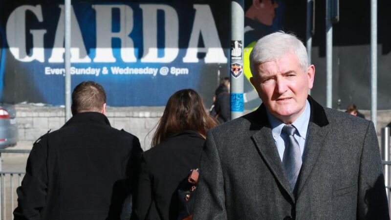 Maurice Walsh arrives  at the Four Courts  to continue giving evidence in a High Court action taken by Ian Bailey. Photograph: Courts Collins