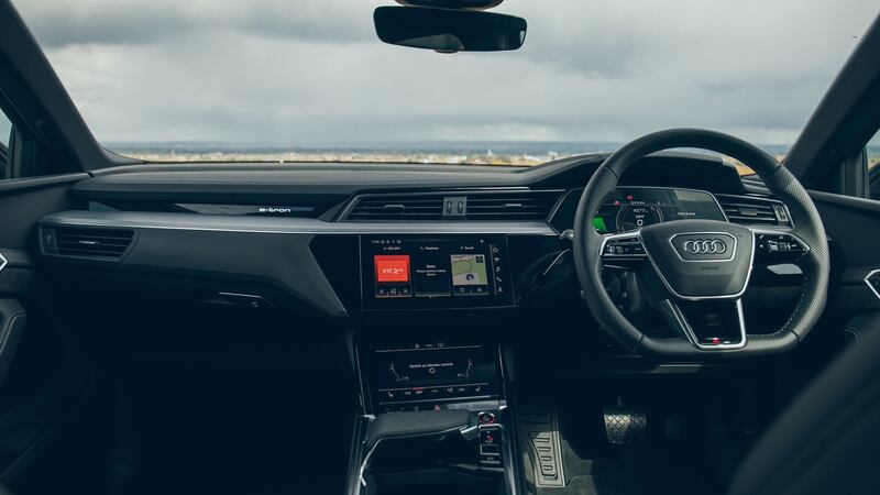 Audi’s e-tron Quattro S interior