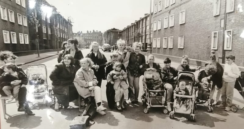 Hardwicke Street flats protest 1980s