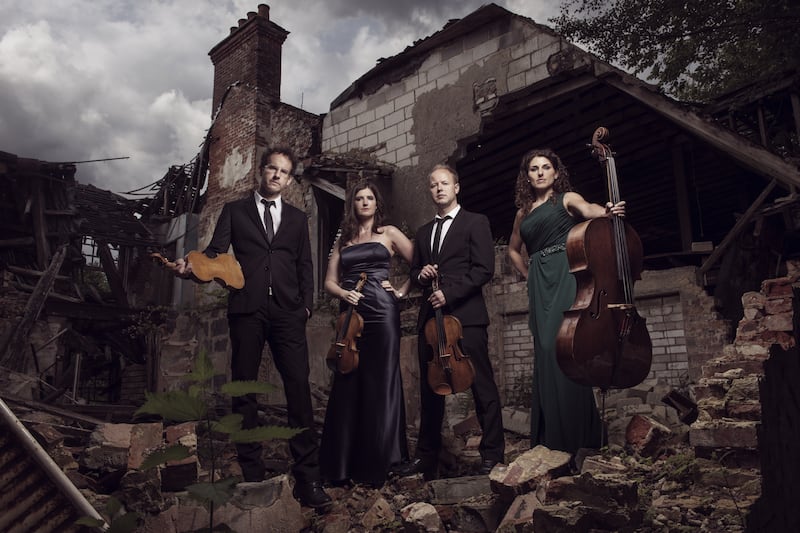 The Carducci String Quartet: 'People would say to us, the Haydn was nice. The Mendelssohn, oh, that was lovely. But the Shostakovich! Oh my God!' Photograph: Tom Barnes