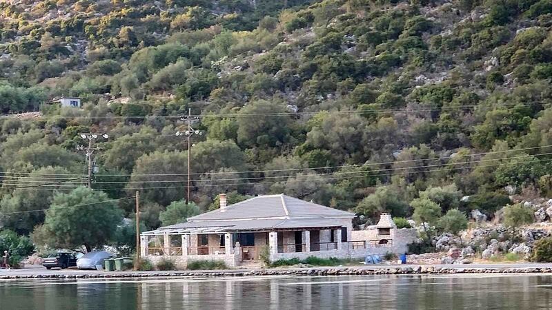 Greece: Set on a plot of 270sq m, the house  features exposed stone walls, indoor and outdoor fires and a shaded terrace