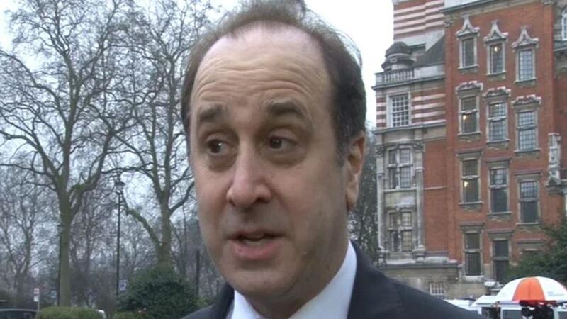 A videograb taken showing Brooks Newmark who has resigned as Minister for Civil Society. Photograph: PA