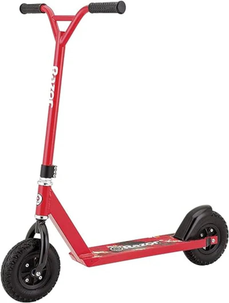 Christmas gift ideas: Red Raxzpr Scooter, was €120, now €80, Oxfam online