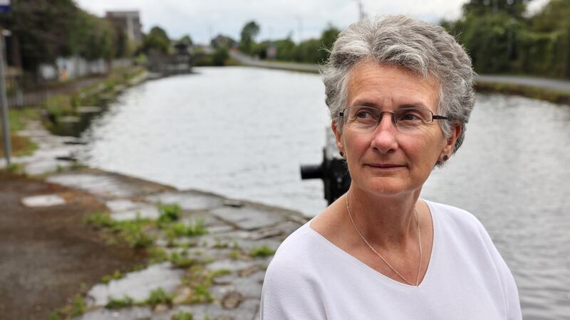 Mary Phelan, head of the Irish Translators and Interpreters Association, in Phibsborough, Dublin. ‘There’s no training course in Ireland, that’s the key problem.’ Photograph: Dara Mac Dónaill