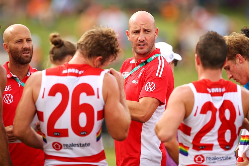 Tadhg Kennelly during his time as Sydney Swans assistant coach in February 2020. Photograph: Mark Kolbe/Getty Images