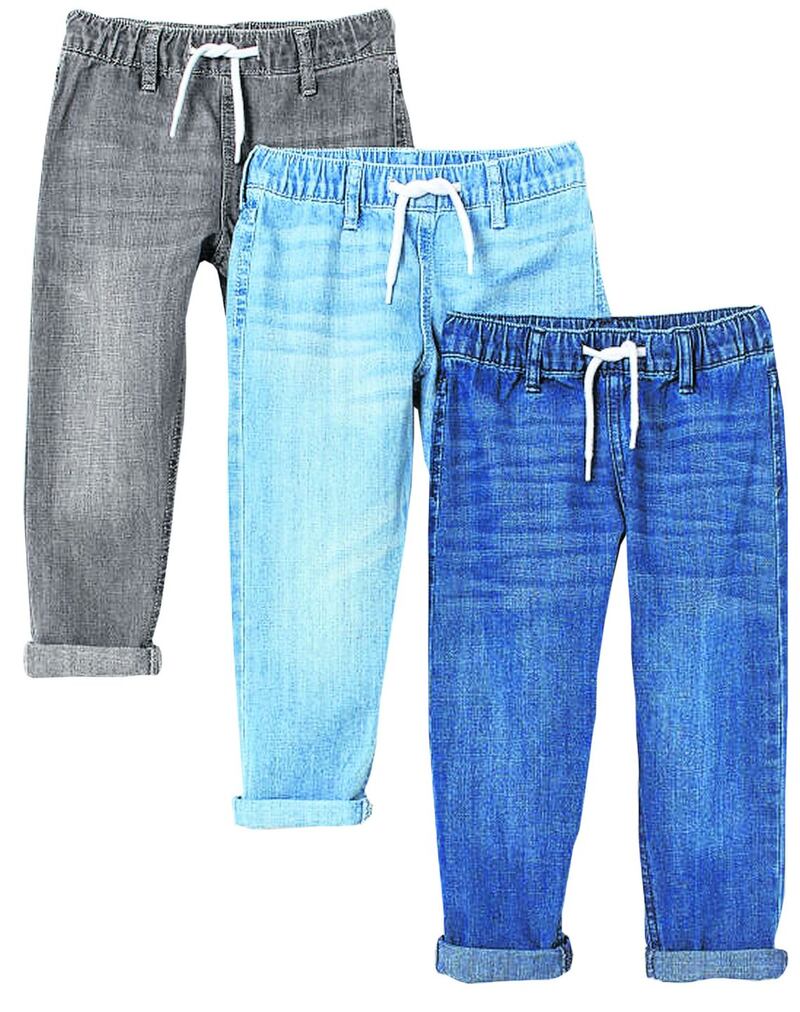 H&M: three-pack denim joggers €22.99