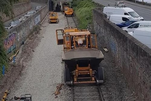 Iarnród Éireann engineer had to dive to ground as dumper vehicle passed over him