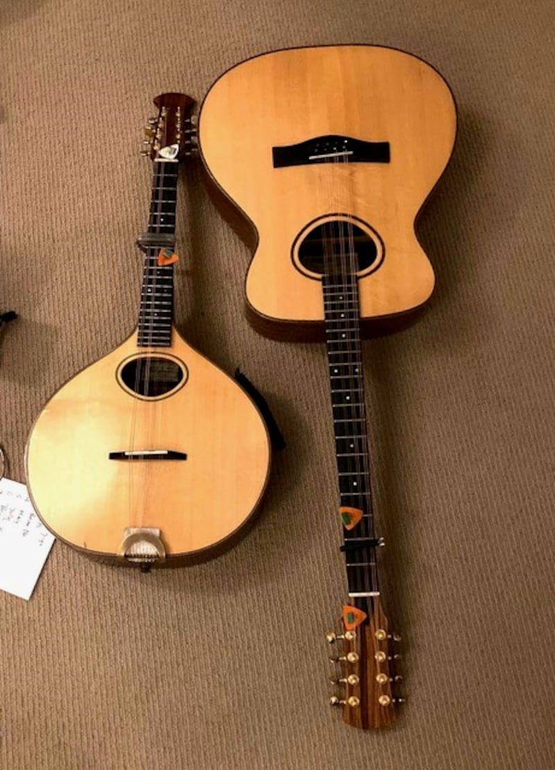 Andy Irvine said losing instruments are an 'occupational hazard' for musicians, but he usually gets them back within a couple of days. Photograph: Supplied by Andy Irvine