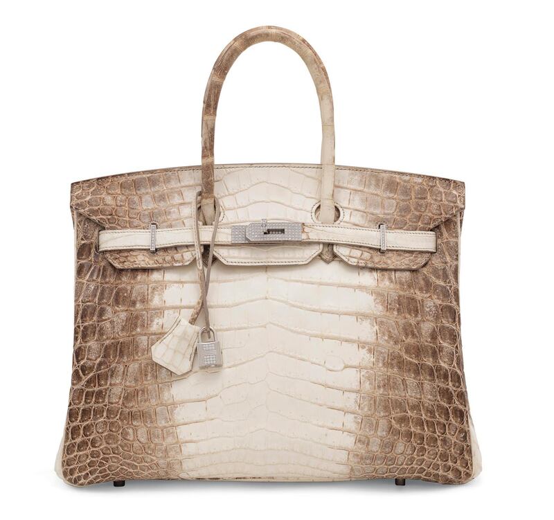 The 2010 Matte Himalaya Birkin which sold for €260,899 on December 12th 2018 at Christie’s in London