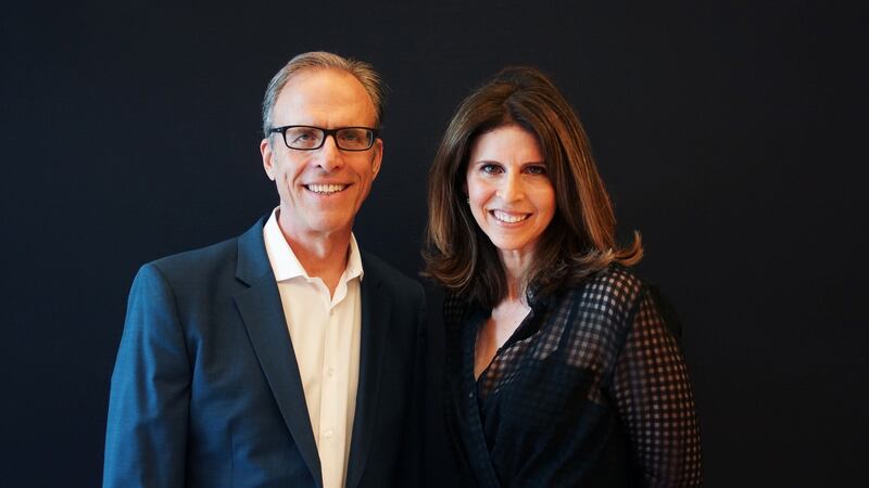 Film-makers Amy Ziering and Kirby Dick. Photograph: Entertainment One