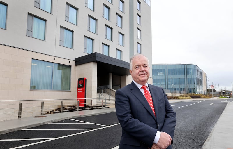 Padraic Rhatigan: Offices, apartments, retail units and a running and walking track are among the developer's plans for Crown Square. Photograph: Joe O'Shaughnessy