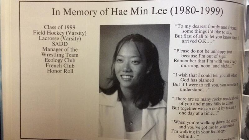 Victim: Hae Min Lee. Photograph: serialpodcast.org