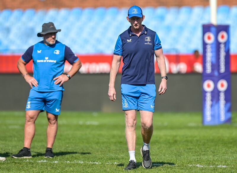 Leo Cullen during Leinster Rugby Captain’s Run at Loftus Versfeld, South Africa. Photograph: Christiaan Kotze/Steve Haag Sports/Inpho 