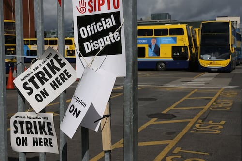 Dublin Bus services halted as 48-hour strike begins