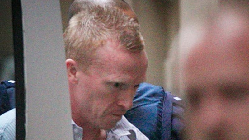 A file image of Adrian Earnest Bayley arriving at the Melbourne Supreme Court Australia in June this year. Photo by Jason South/Fairfax Media