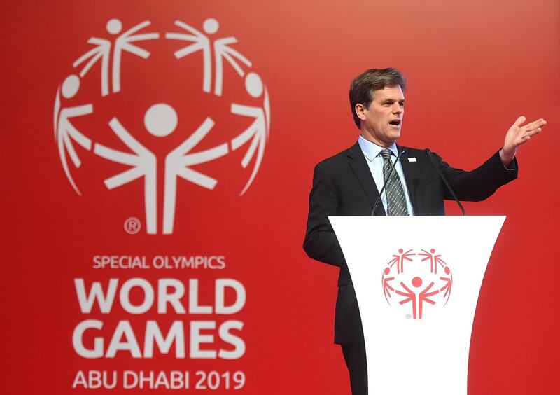 Tim Shriver, chairman of the Special Olympics: ‘The biggest challenge facing people with intellectual disability in the United States is loneliness.’ Photograph: Tom Dulat/Getty Images