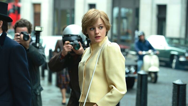 Emma Corrin as Princess Diana in the new season of The Crown. Photograph: Des Willie/Netflix