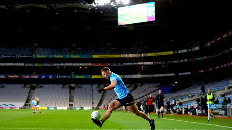 Dublin’s Ciarán Kilkenny at Croke Park on Saturday. Photograph: Ryan Byrne/Inpho