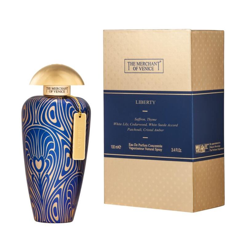 The Merchant of Venice Liberty Eau de Parfum (€250 at Harvey Nichols)