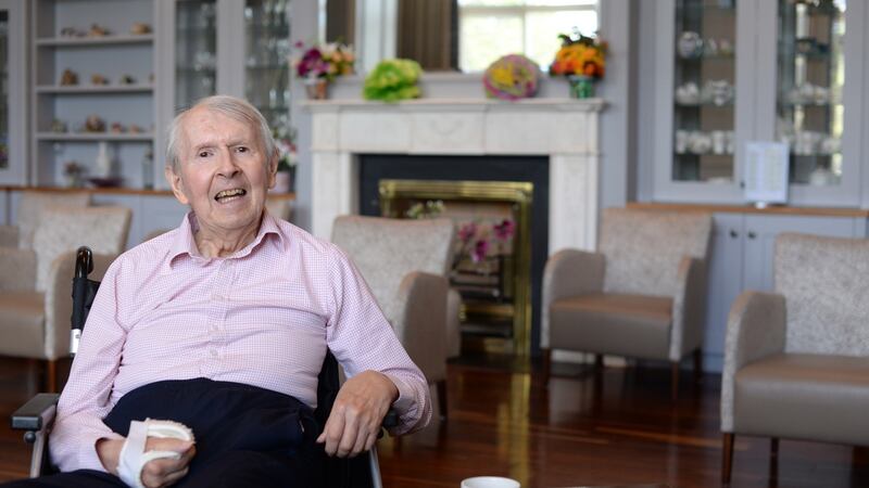 John Colbert at Belmont House. John had the virus himself albeit with mild symptoms. ‘I have the sort of personality that I never worry about anything,’ he says. Photograph:  Dara Mac Donaill