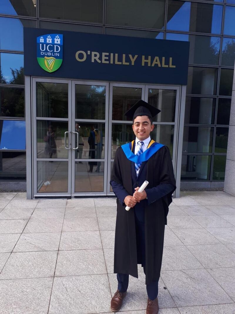 Marcus Ryan, 22, from Foxrock, recently uated from UCD with a BA in economics.