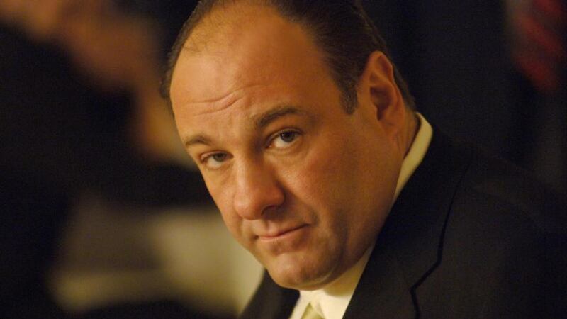 James Gandolfini as Tony Soprano.  Photograph:  Barry Wetcher/HBO